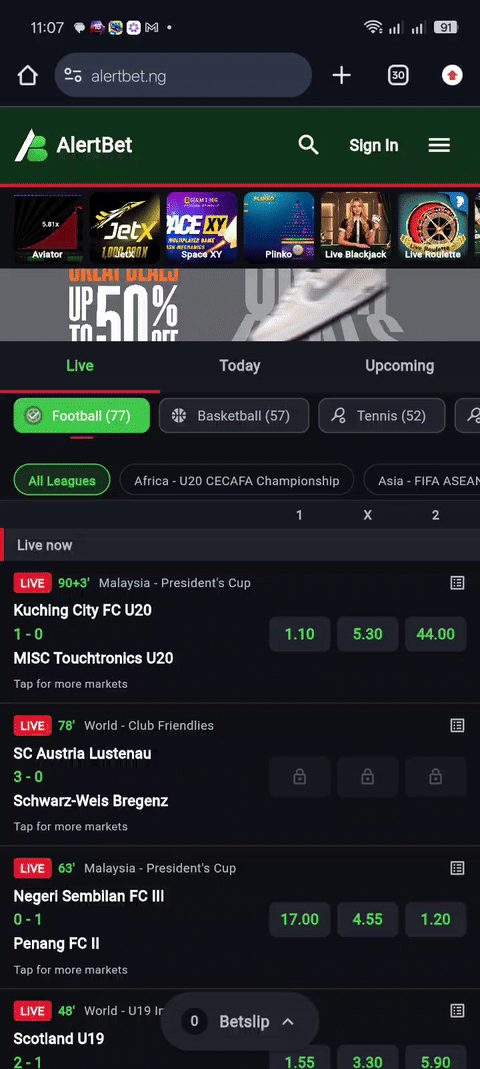 AlertBet - Sports Betting Platform